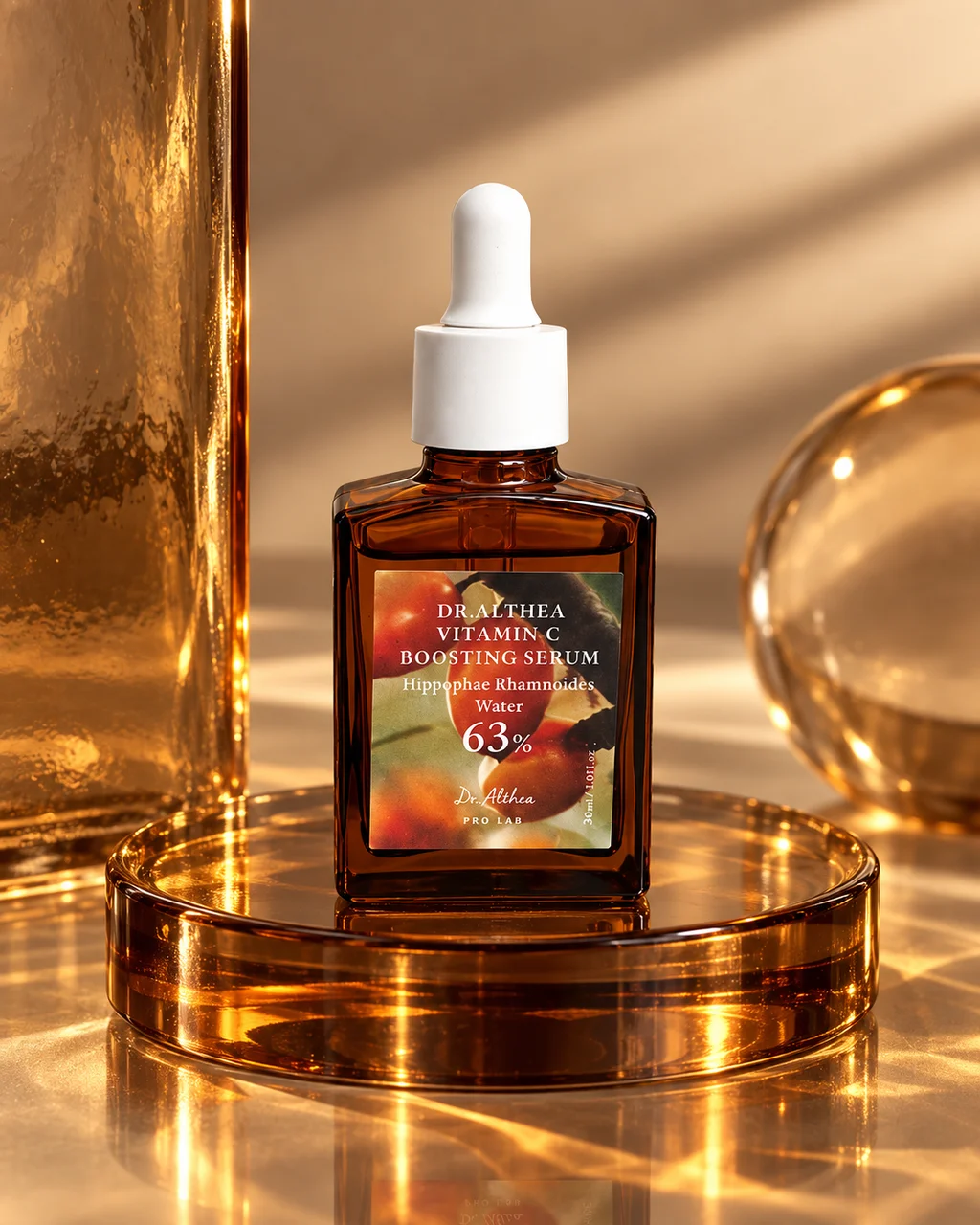 Vitamin C Boosting Serum — mise en scène du soin