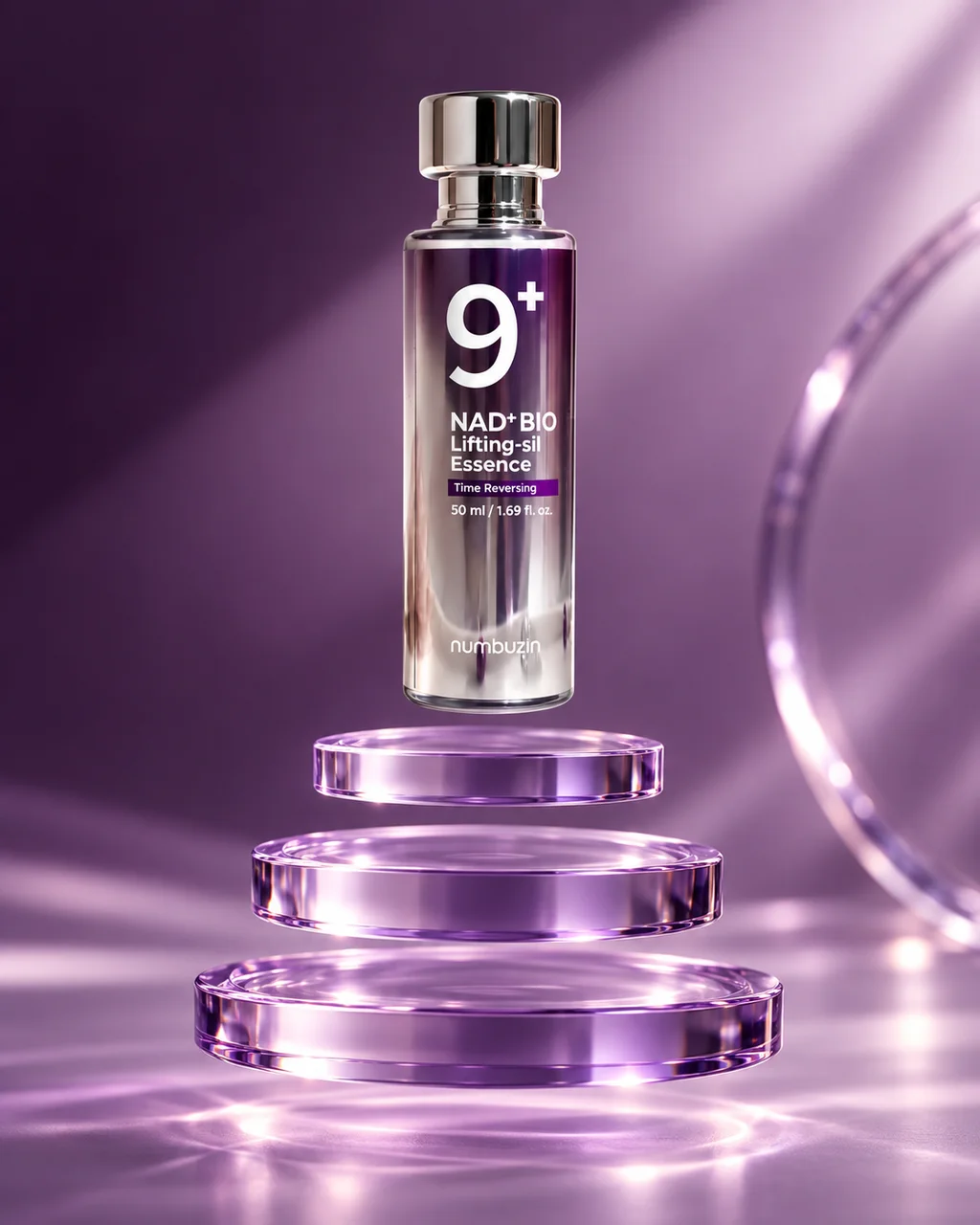 No.9 NAD+ BIO Lifting-sil Essence — mise en scène du soin